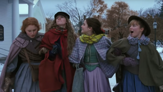 <i>Little Women</i>'s cast had their portraits taken in a 19th century photo shoot